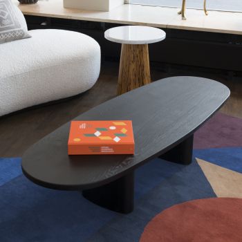 om39 black brushed Ash coffee table